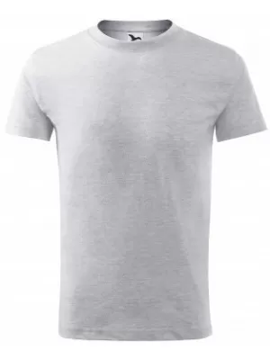 Dětské triko MALFINI CLASSIC NEW 135 SVĚTLE ŠEDÝ MELÍR
