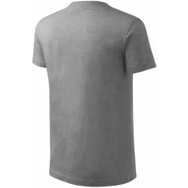  Dětské triko MALFINI CLASSIC NEW 135 TMAVĚ ŠEDÝ MELÍR 