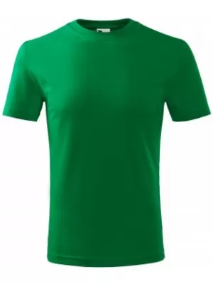 Dětské triko MALFINI CLASSIC NEW 135 STŘEDNĚ ZELENÁ