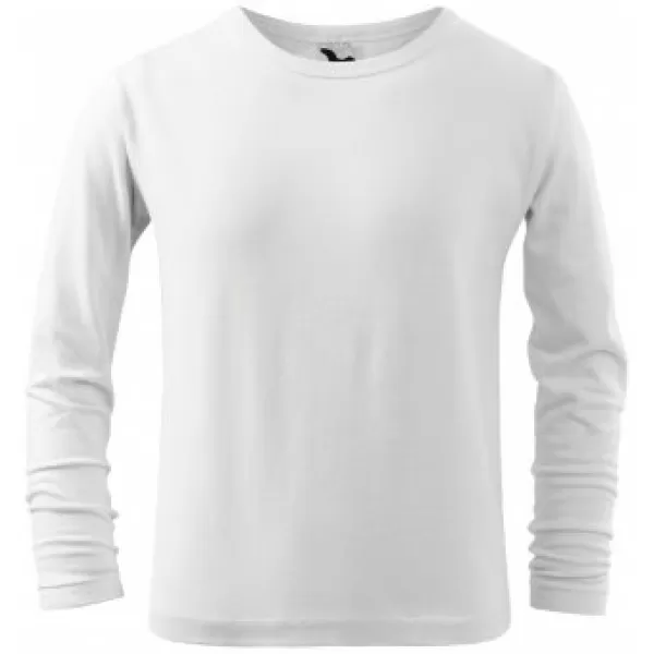  Dětské triko MALFINI FIT-T LS 121 BÍLÁ 