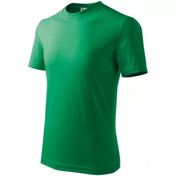  Dětské triko MALFINI BASIC 138 STŘEDNĚ ZELENÁ 