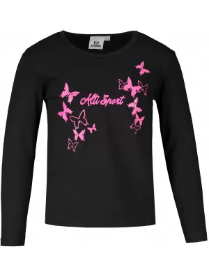 Dívčí triko ALTISPORT ALK011121 ČERNÁ