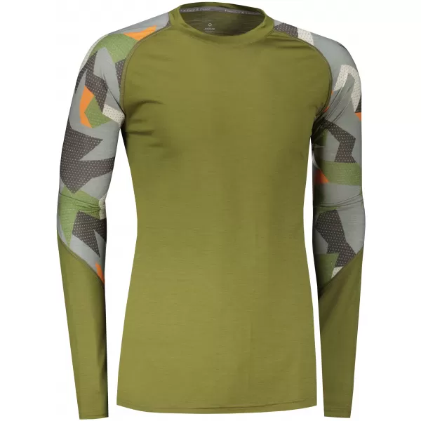  Pánské termo triko SENSOR MERINO IMPRESS 19200021 SAFARI/CAMO 