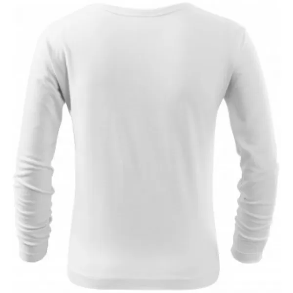  Dětské triko MALFINI FIT-T LS 121 BÍLÁ 