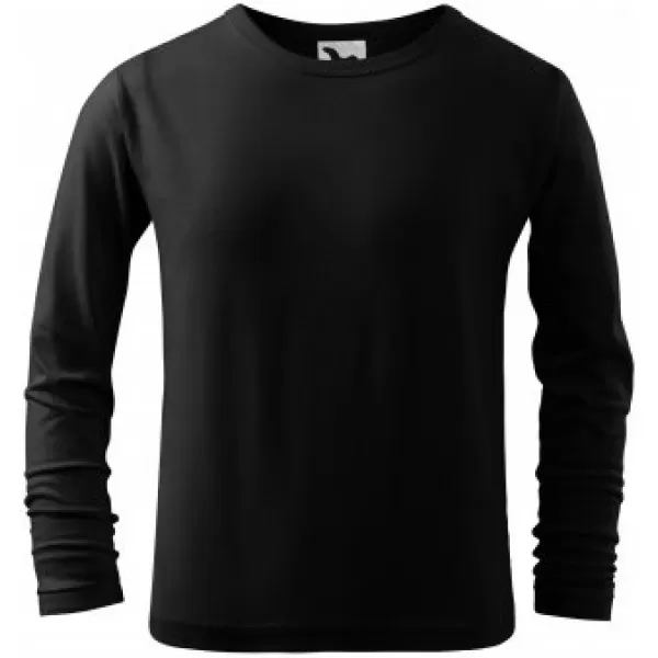  Dětské triko MALFINI FIT-T LS 121 ČERNÁ 