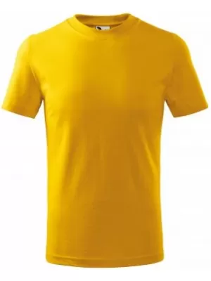 Dětské triko MALFINI CLASSIC 100 ŽLUTÁ