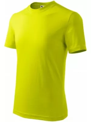 Dětské triko MALFINI BASIC 138 LIMETKOVÁ