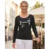 Dámské triko ALTISPORT CARRYOVER ALW011169 NAVY/BÍLÁ