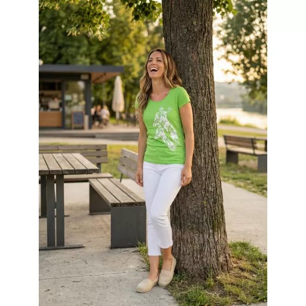  Dámské triko ALTISPORT ALW034122 APPLE GREEN 