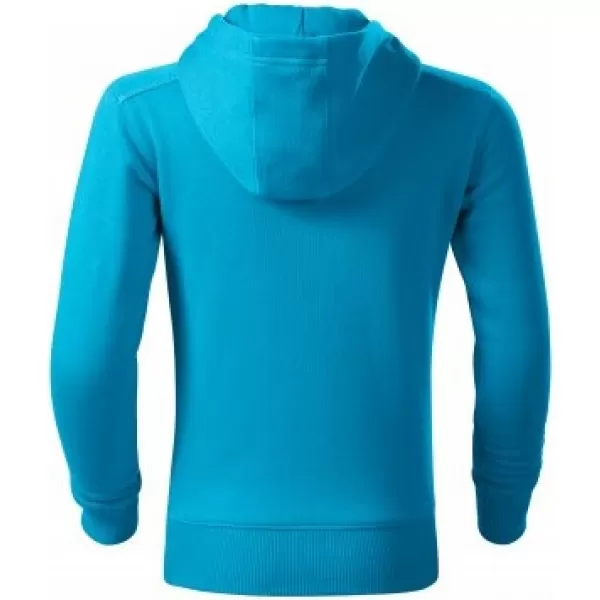  Dětská mikina MALFINI TRENDY ZIPPER 412 TYRKYSOVÁ 