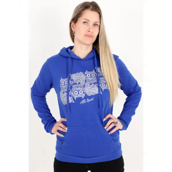  Dámská mikina ALTISPORT ALW005JN795 KRÁLOVSKÁ MODRÁ 