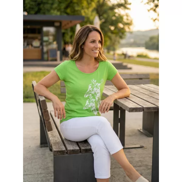  Dámské triko ALTISPORT ALW034122 APPLE GREEN 