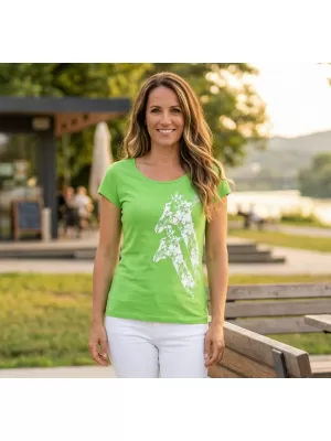 Dámské triko ALTISPORT ALW034122 APPLE GREEN