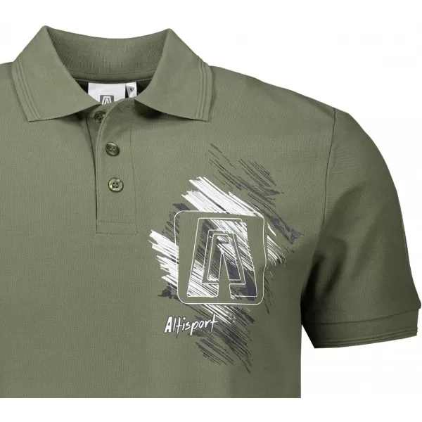  Pánské triko ALTISPORT ALM032203 KHAKI 