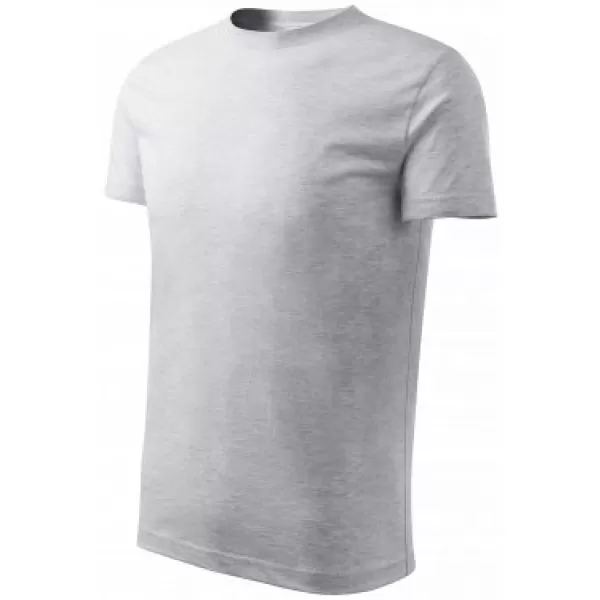  Dětské triko MALFINI CLASSIC NEW 135 SVĚTLE ŠEDÝ MELÍR 