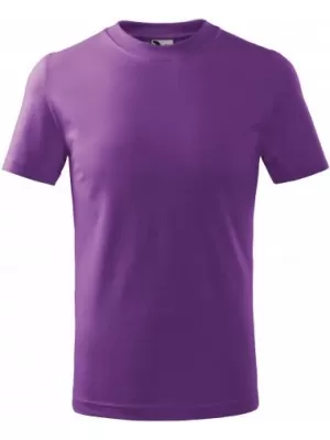 Dětské triko MALFINI BASIC 138 FIALOVÁ