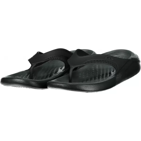 Dámské žabky CROCS LITERIDE FLIPS 205182-0DD BLACK/SLATE GREY 