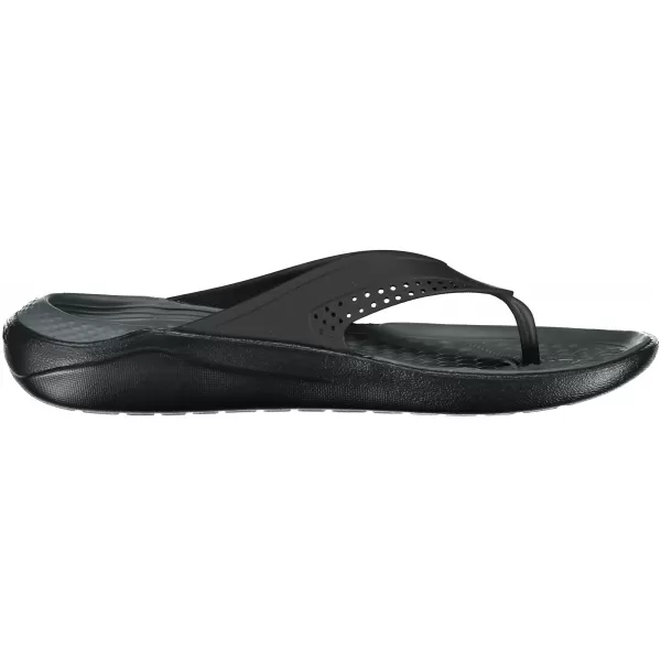  Dámské žabky CROCS LITERIDE FLIPS 205182-0DD BLACK/SLATE GREY 