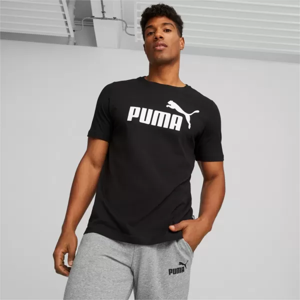  Pánské triko PUMA ESS LOGO TEE PUMA BLACK 