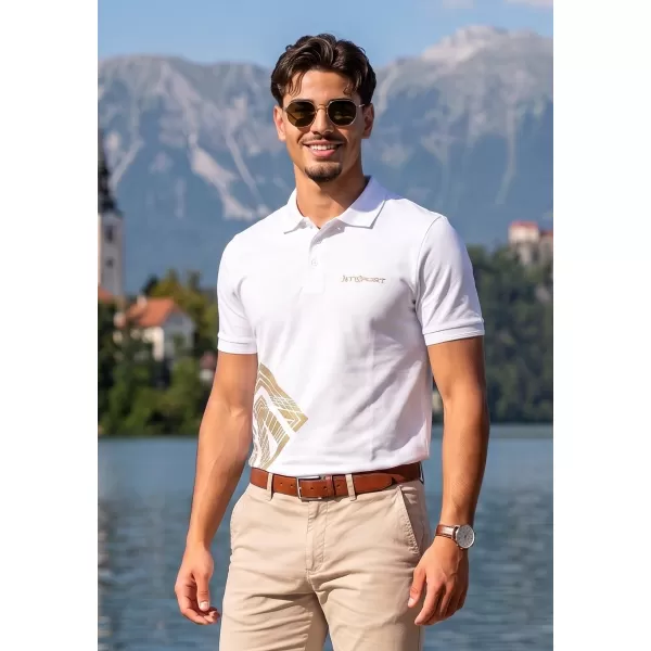  Pánské triko s límečkem ALTISPORT ALM013203 BÍLÁ 