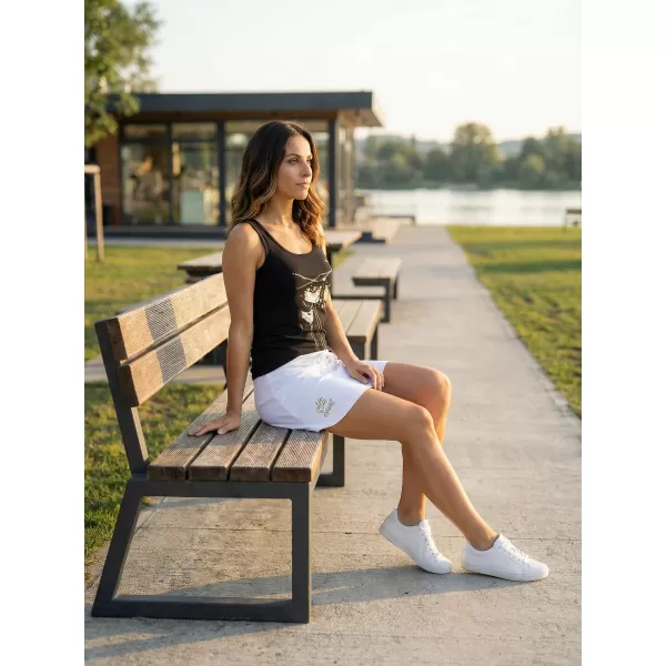  Dámské tílko ALTISPORT CARRYOVER ALW043136 ČERNOZLATÁ 