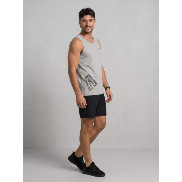  Pánské tílko ALTISPORT ALM013142 TMAVĚ ŠEDÝ MELÍR 