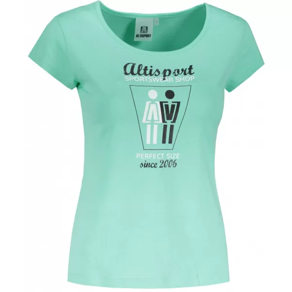  Dámské triko ALTISPORT ALW049122 MÁTOVÁ 
