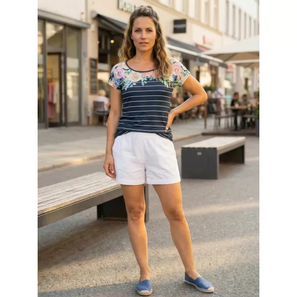  Dámské triko KIXMI LOREN TMAVĚ MODRÁ 