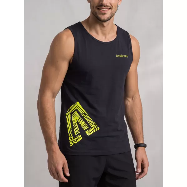 Pánské tílko ALTISPORT ALM013142 NÁMOŘNÍ MODRÁ 