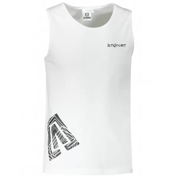  Pánské tílko ALTISPORT ALM013142 BÍLÁ 
