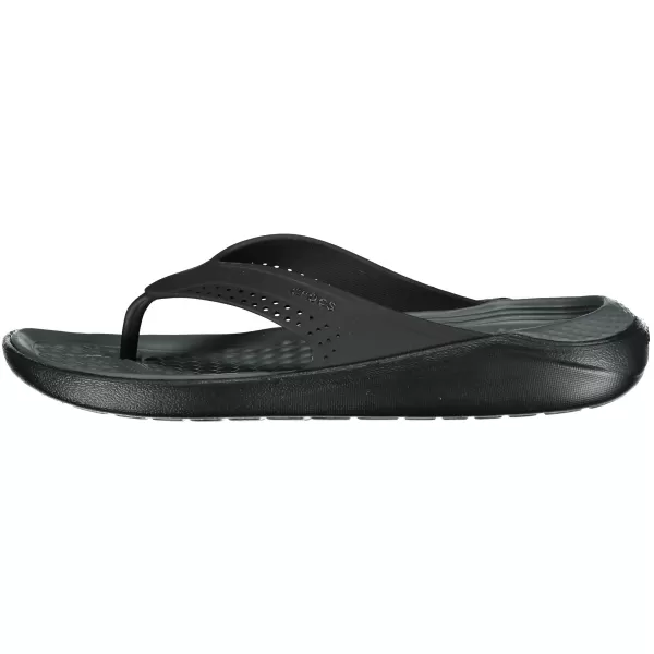  Dámské žabky CROCS LITERIDE FLIPS 205182-0DD BLACK/SLATE GREY 