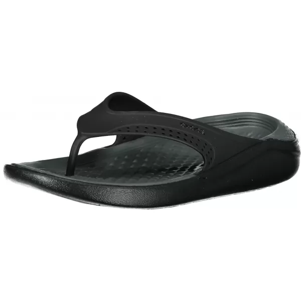  Dámské žabky CROCS LITERIDE FLIPS 205182-0DD BLACK/SLATE GREY 
