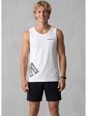 Pánské tílko ALTISPORT ALM013142 BÍLÁ