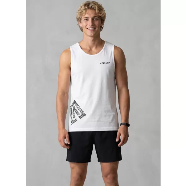  Pánské tílko ALTISPORT ALM013142 BÍLÁ 