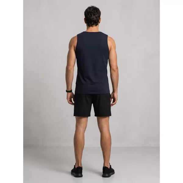  Pánské tílko ALTISPORT ALM013142 NÁMOŘNÍ MODRÁ 