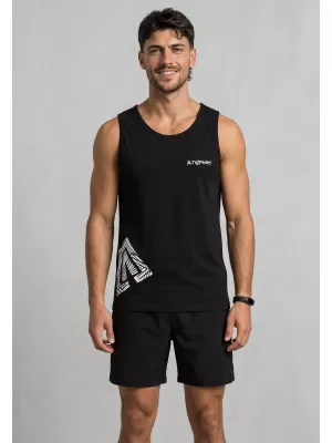 Pánské tílko ALTISPORT ALM013142 ČERNÁ
