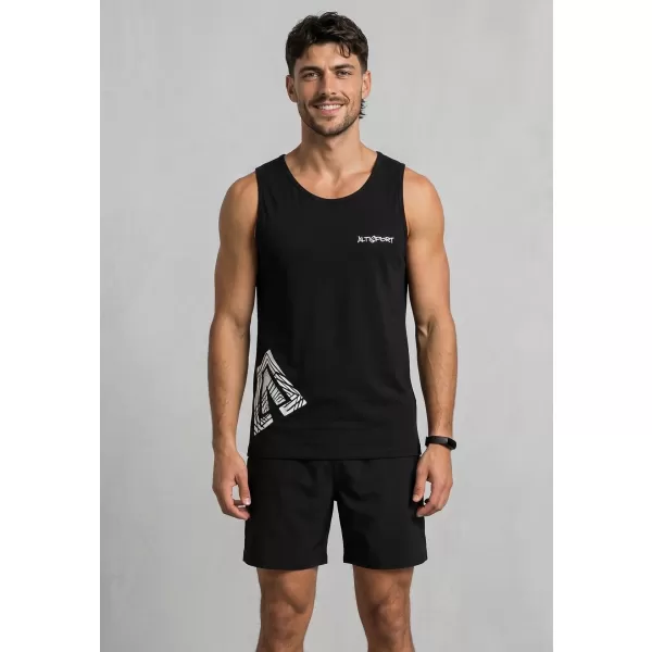  Pánské tílko ALTISPORT ALM013142 ČERNÁ 