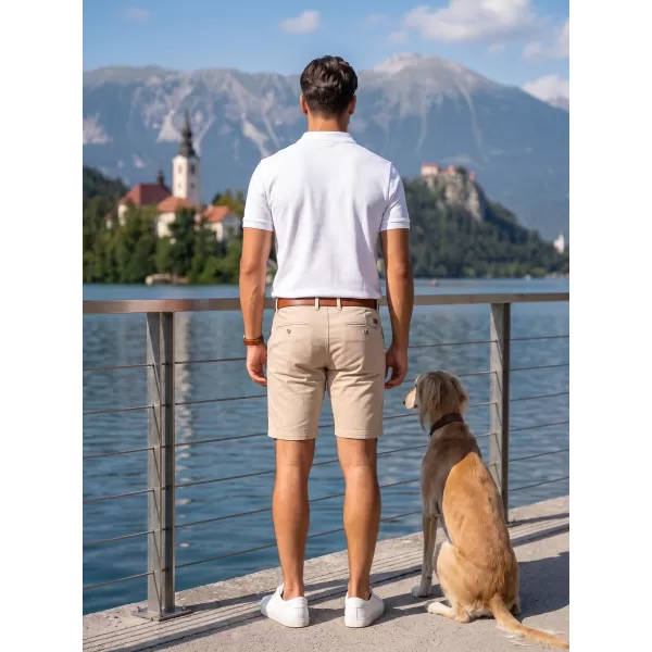  Pánské triko s límečkem ALTISPORT ALM013203 BÍLÁ 