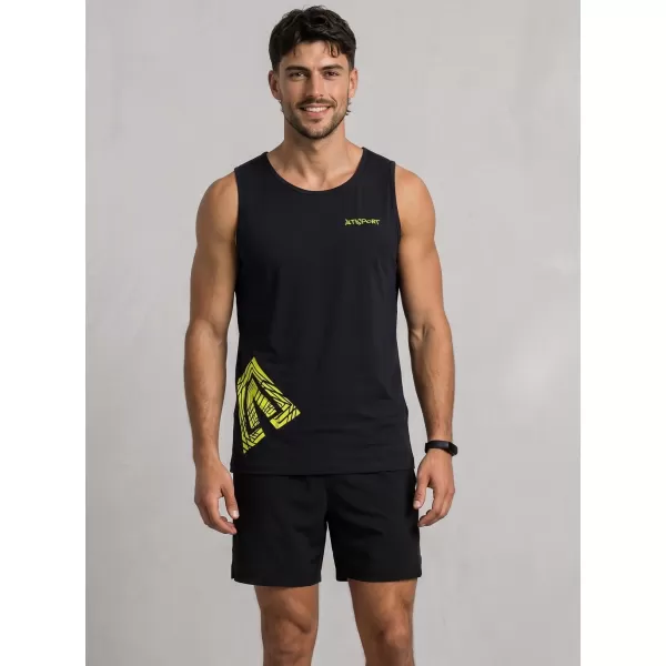  Pánské tílko ALTISPORT ALM013142 NÁMOŘNÍ MODRÁ 