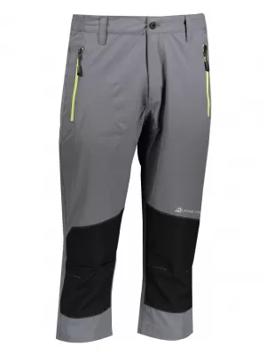 Pánské 3/4 kalhoty ALPINE PRO KADEK MPAT344 ŠEDÁ