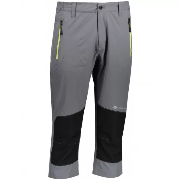  Pánské 3/4 kalhoty ALPINE PRO KADEK MPAT344 ŠEDÁ 