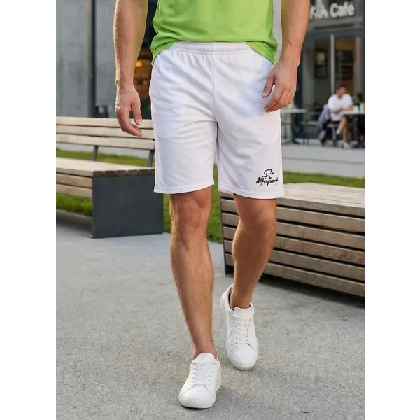  Pánské šortky ALTISPORT ALM003612 BÍLÁ 