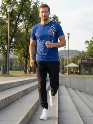 Pánské funkční triko ALTISPORT CARRYOVER ALM027124 KRÁLOVSKÁ MODRÁ