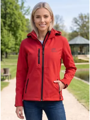 Dámská softshellová bunda ALTISPORT ALW056521 ČERVENÁ
