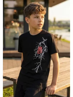 Dětské triko ALTISPORT ALK027138 ČERNÁ
