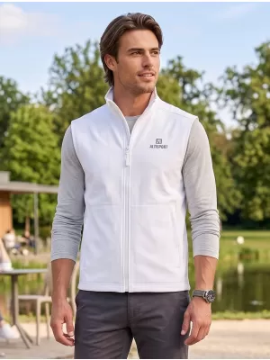 Pánská softshellová vesta ALTISPORT ALM006517 BÍLÁ