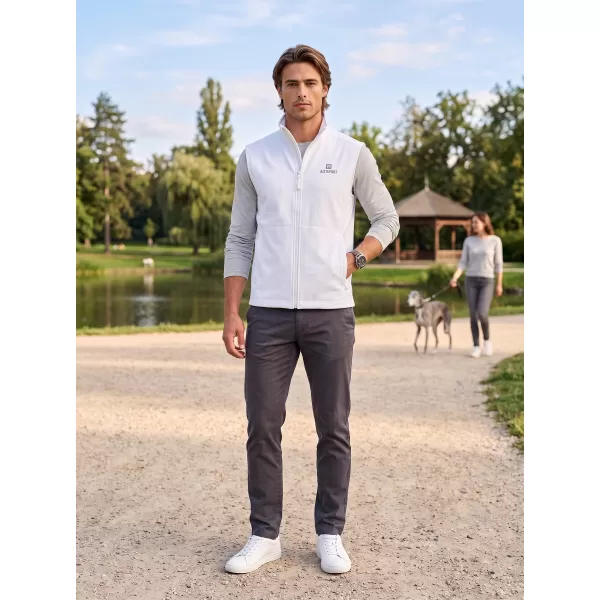  Pánská softshellová vesta ALTISPORT ALM006517 BÍLÁ 