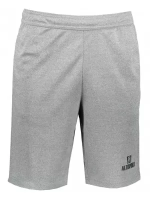Pánské šortky ALTISPORT ALM006612 TMAVĚ ŠEDÝ MELÍR