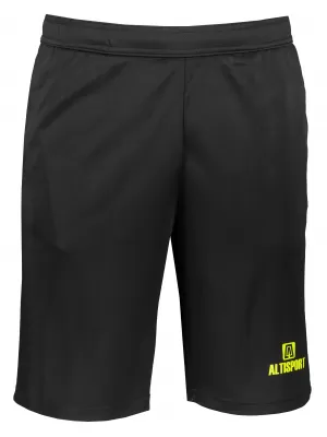Pánské šortky ALTISPORT ALM006612 ČERNOZELENÁ