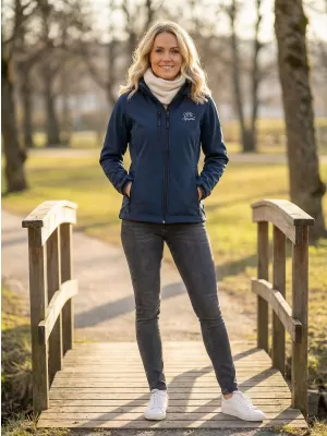 Dámská softshellová bunda ALTISPORT ALW056521 NÁMOŘNÍ MODRÁ